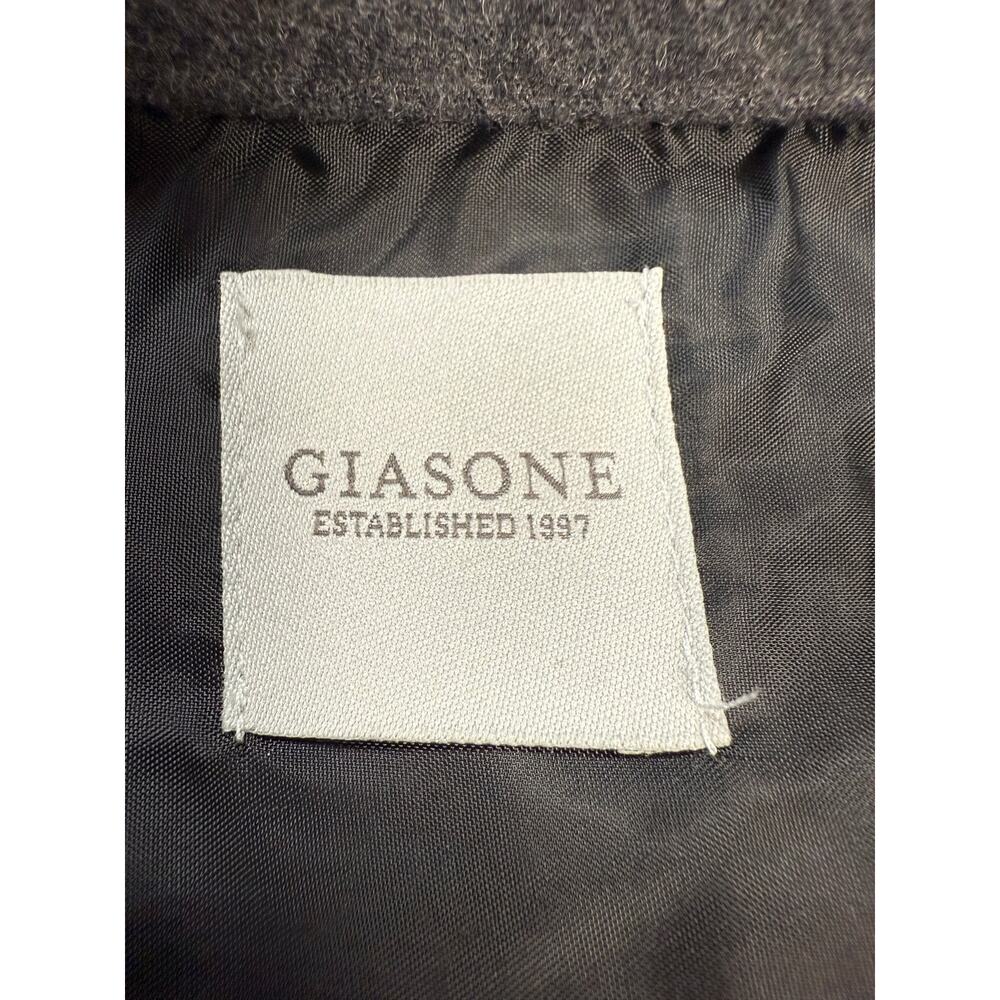 GIASONE Mens Gray Button Up Shirt Jacket Heavyweight Size XL - Picture 10 of 13